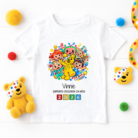 COCOMELON CHILDREN IN NEED T-SHIRT