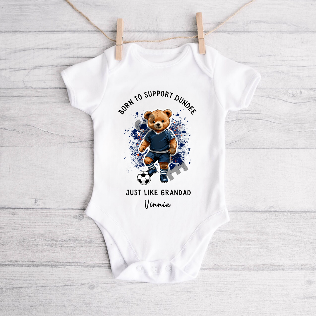 BORN TO SUPPORT DUNDEE BABY VEST