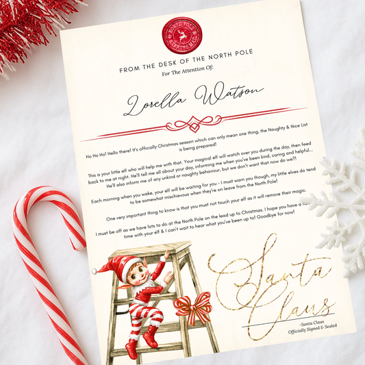 ELF ARRIVAL LETTER