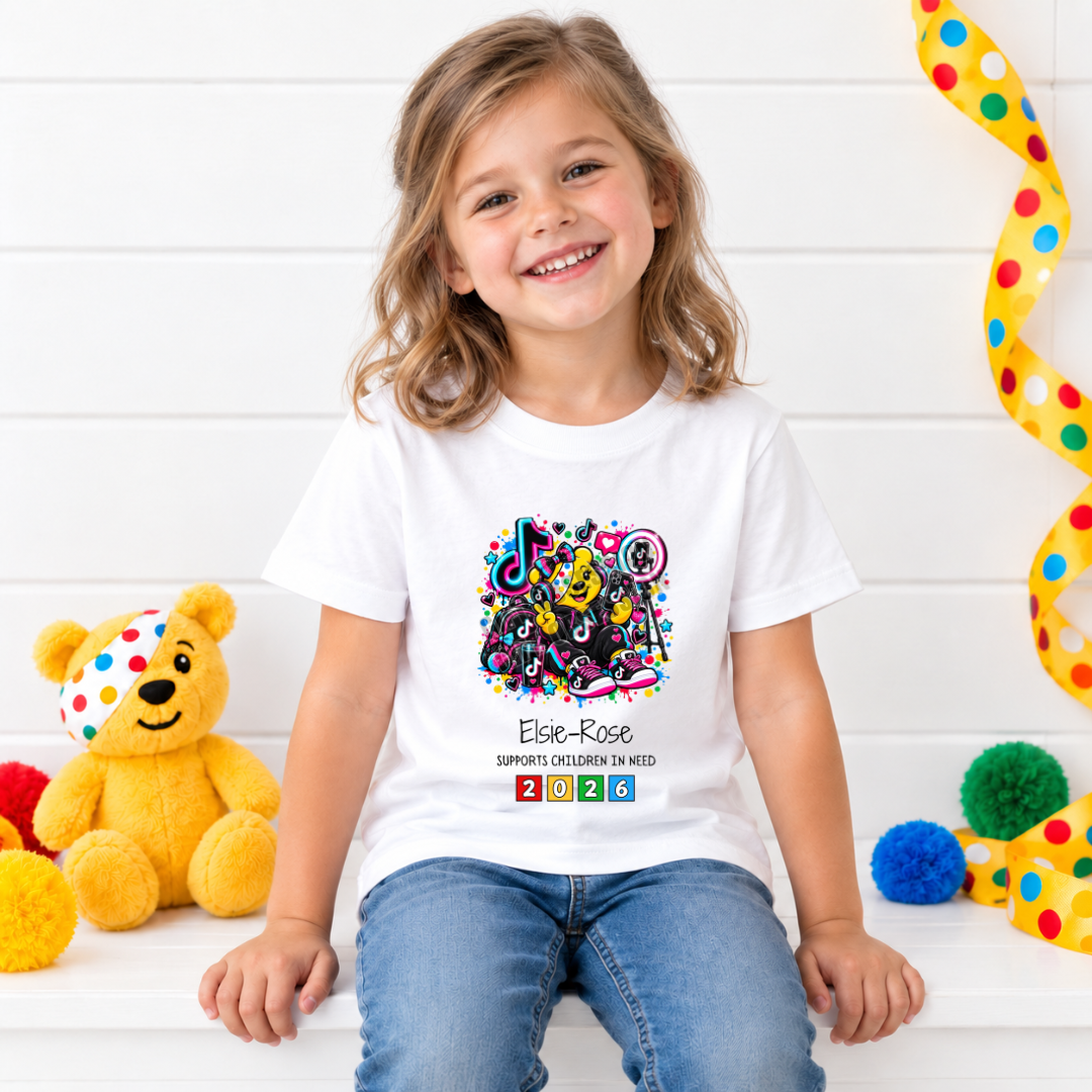 TIKTOK CHILDREN IN NEED T-SHIRT