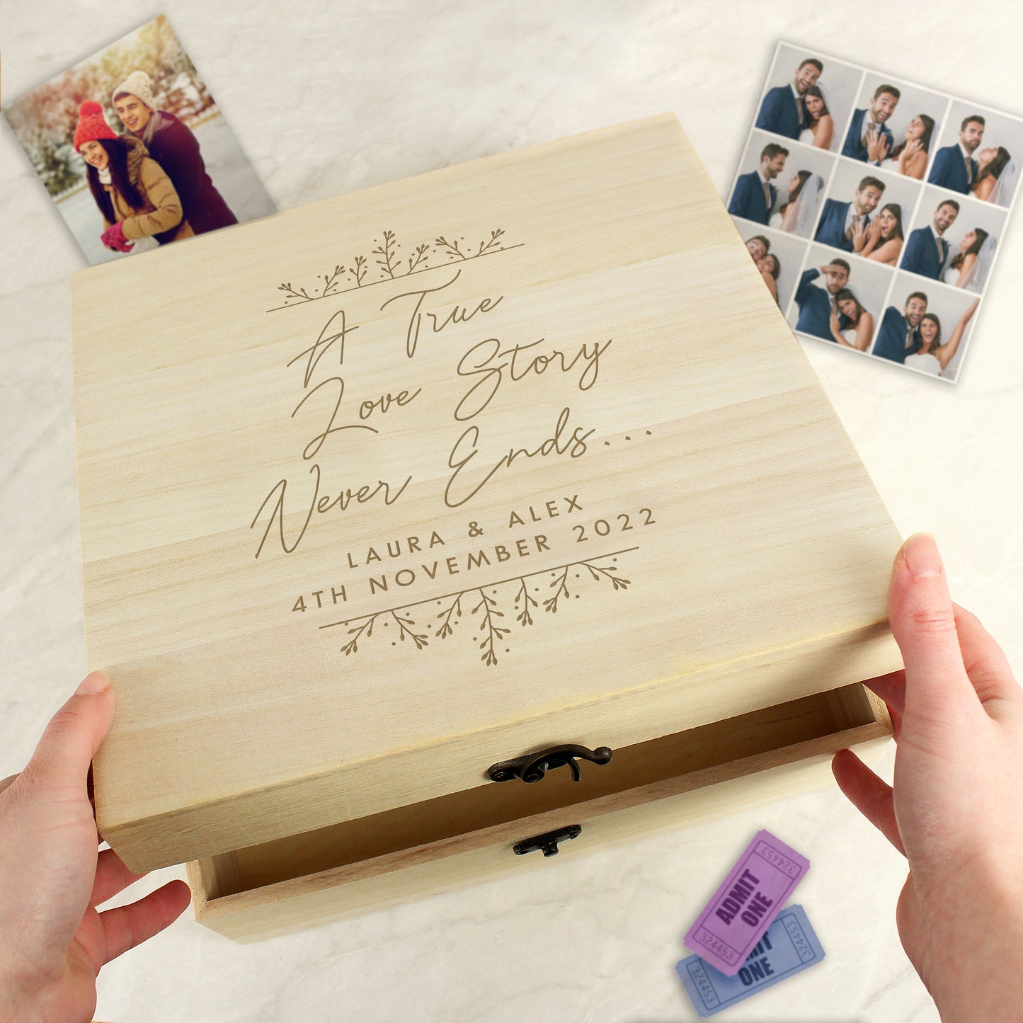 LOVE STORY KEEPSAKE BOX
