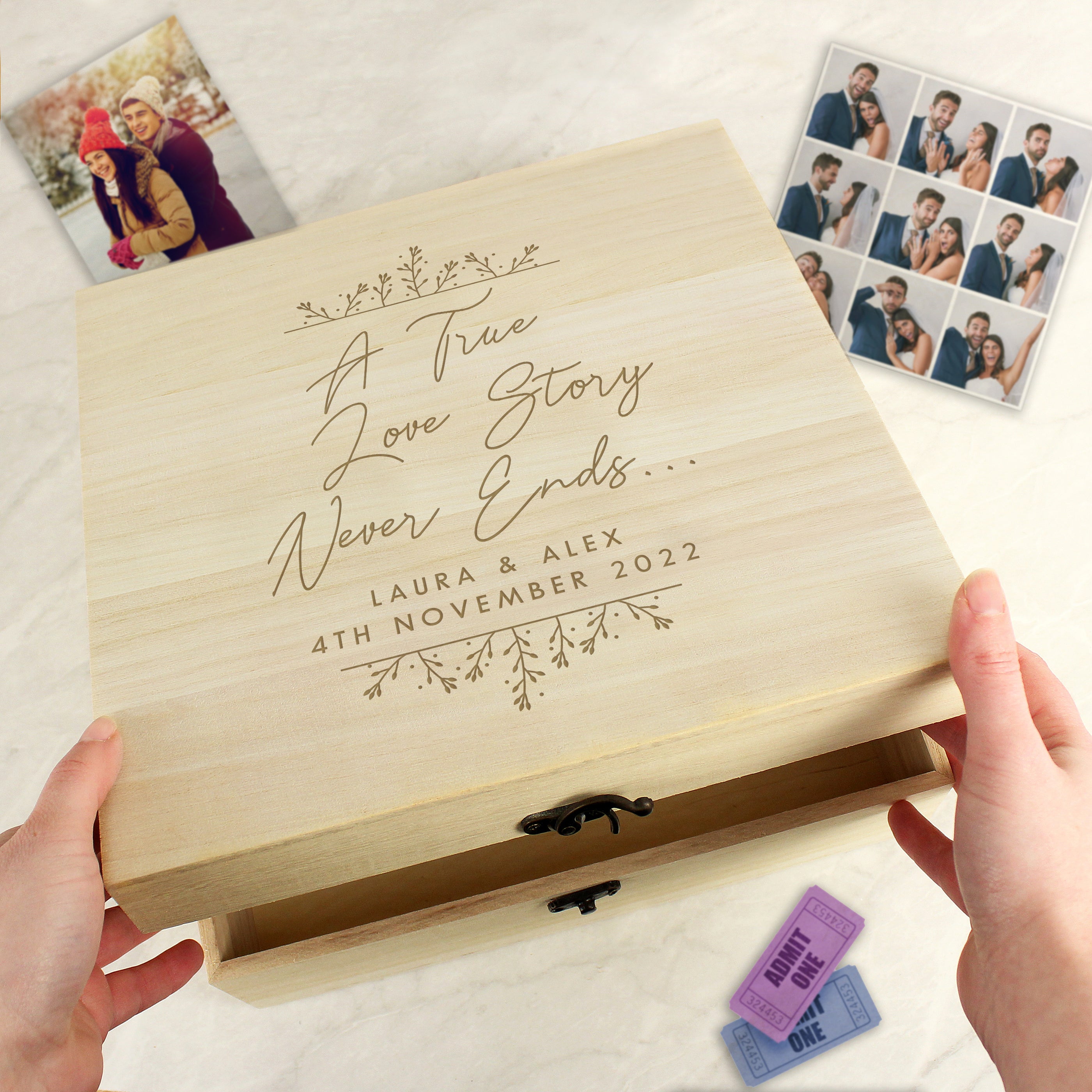 LOVE STORY KEEPSAKE BOX