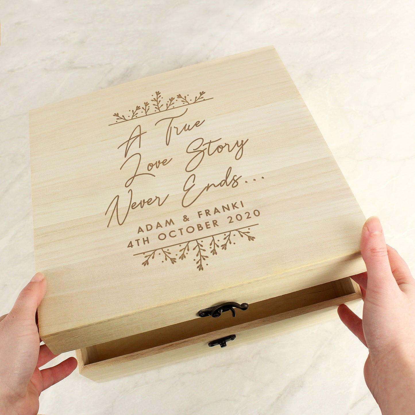 LOVE STORY KEEPSAKE BOX