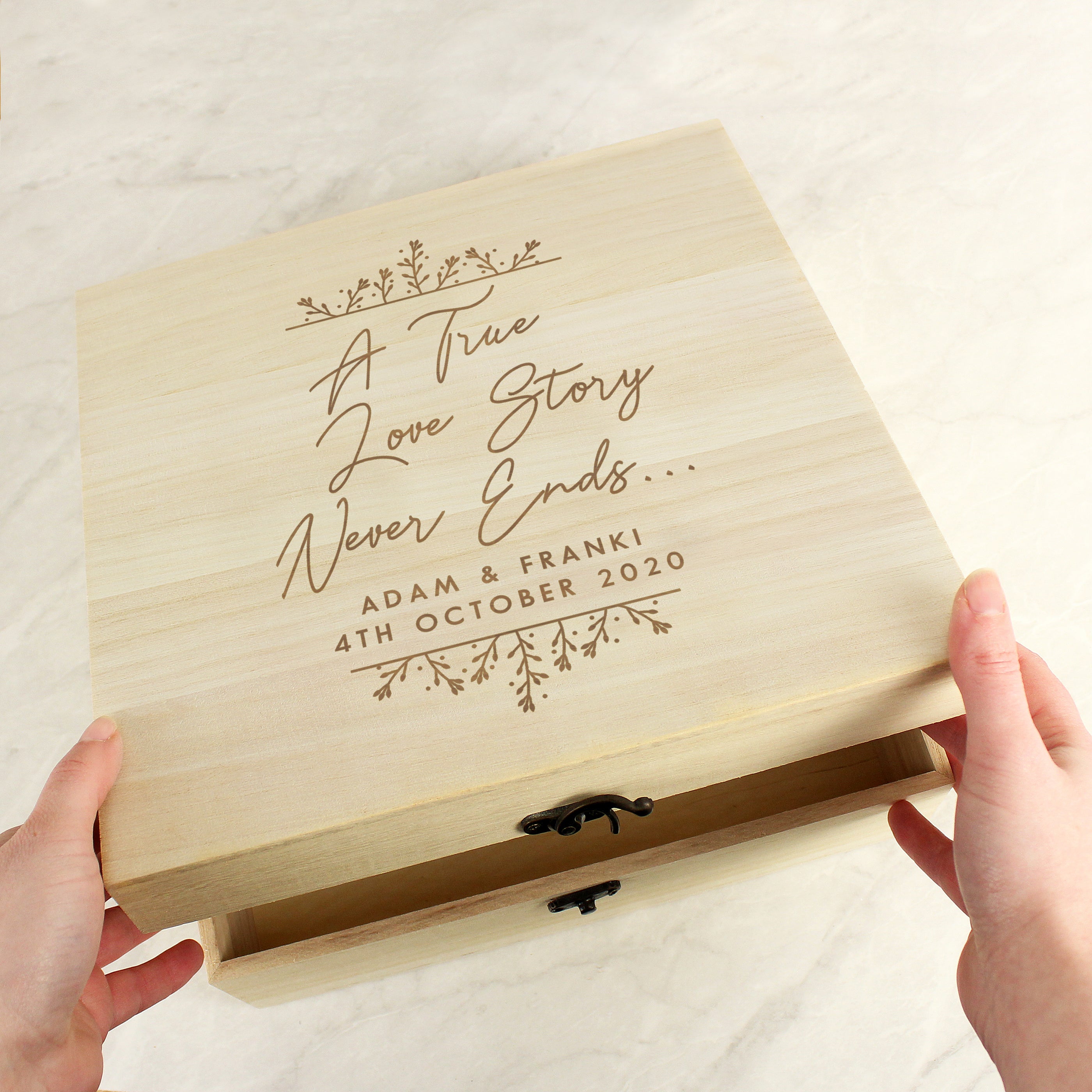 LOVE STORY KEEPSAKE BOX