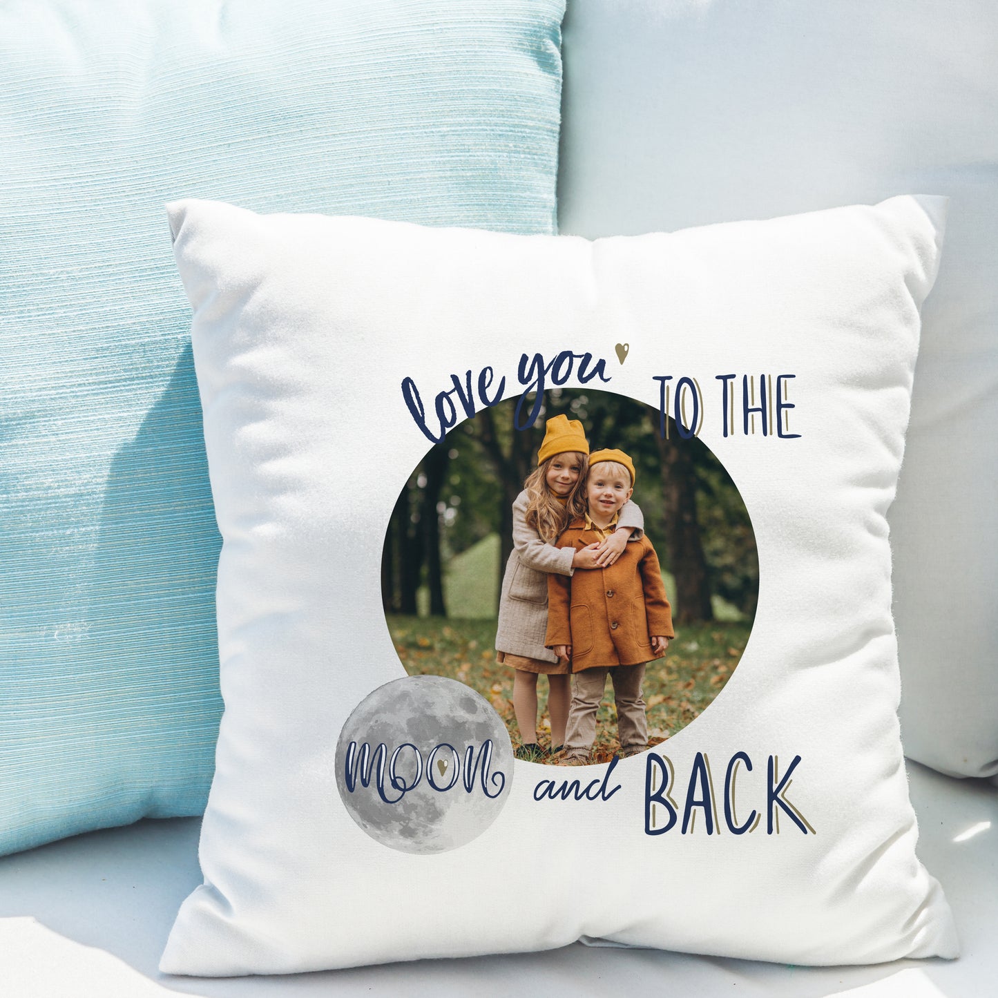 MOON & BACK PHOTO CUSHION