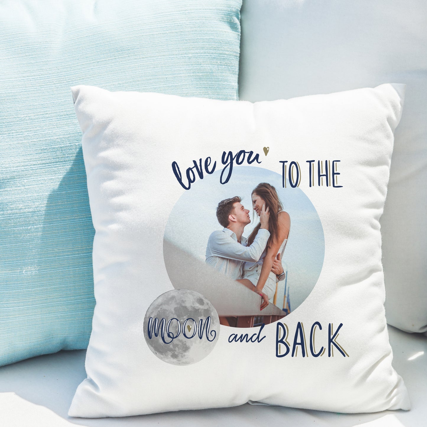 MOON & BACK PHOTO CUSHION