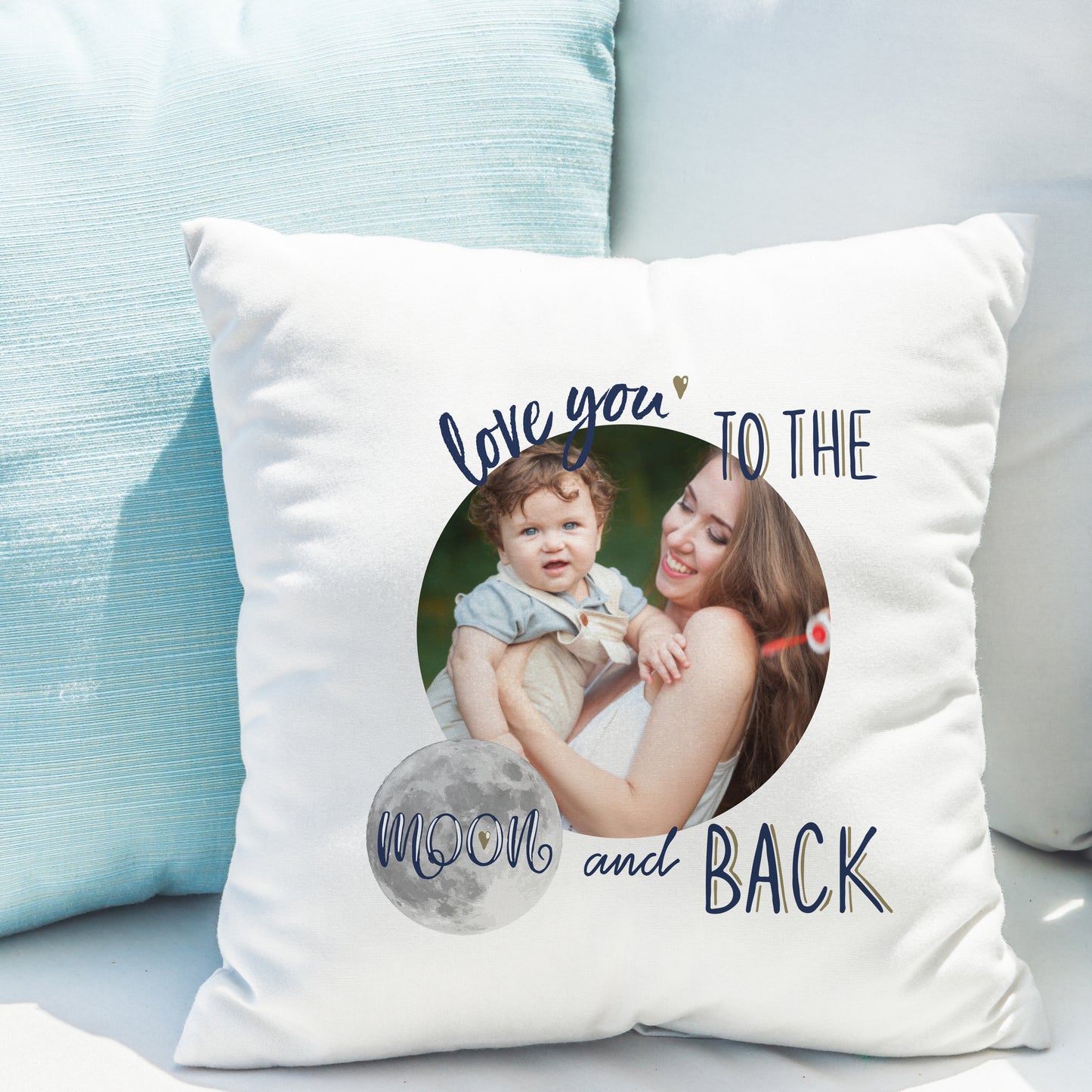 MOON & BACK PHOTO CUSHION