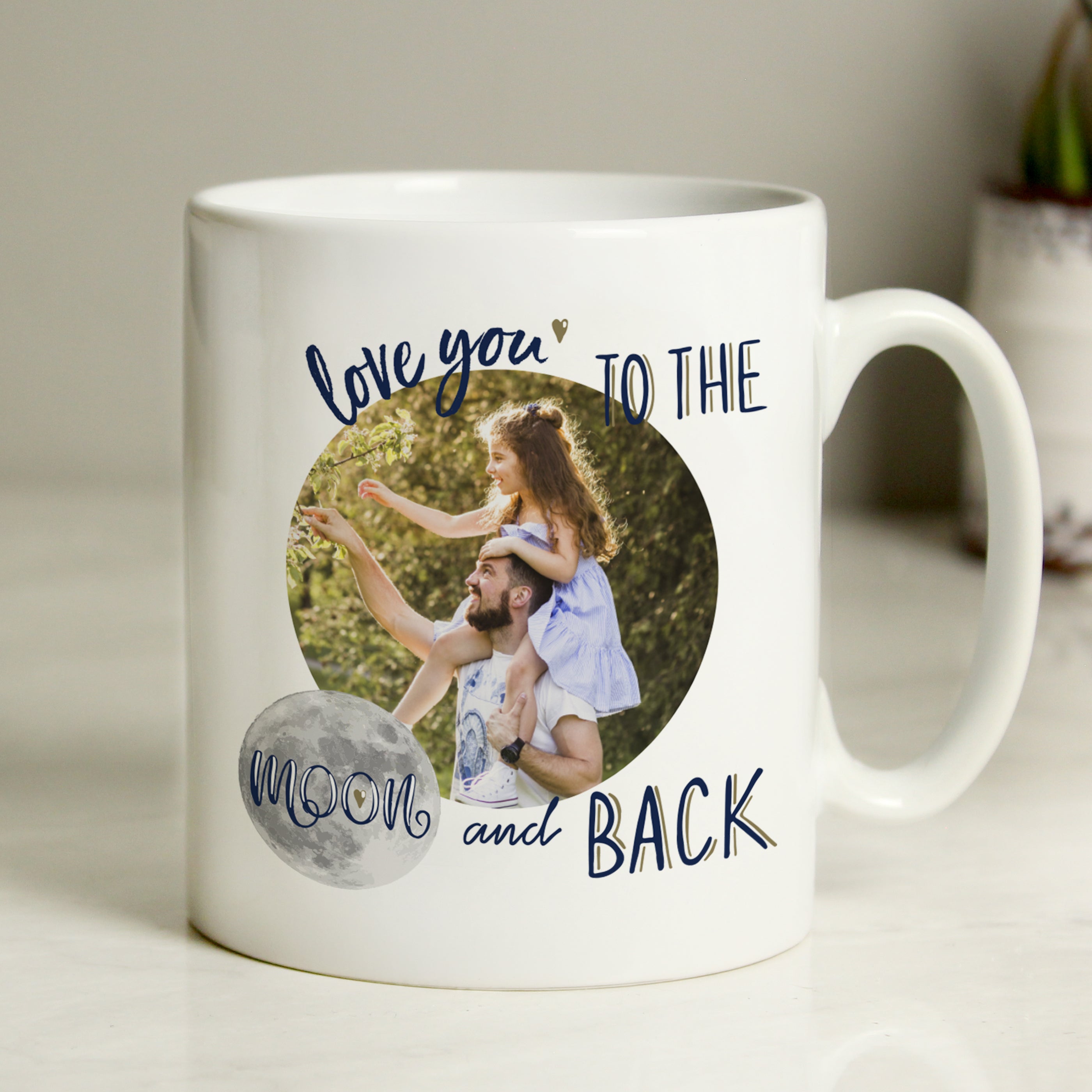 MOON & BACK PHOTO MUG