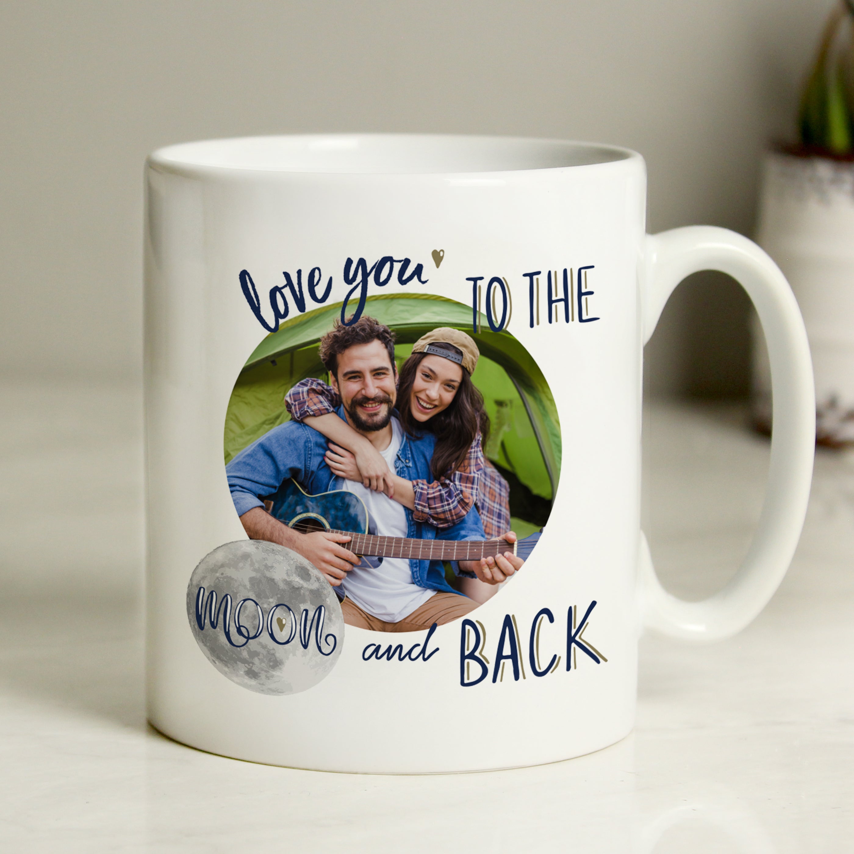 MOON & BACK PHOTO MUG