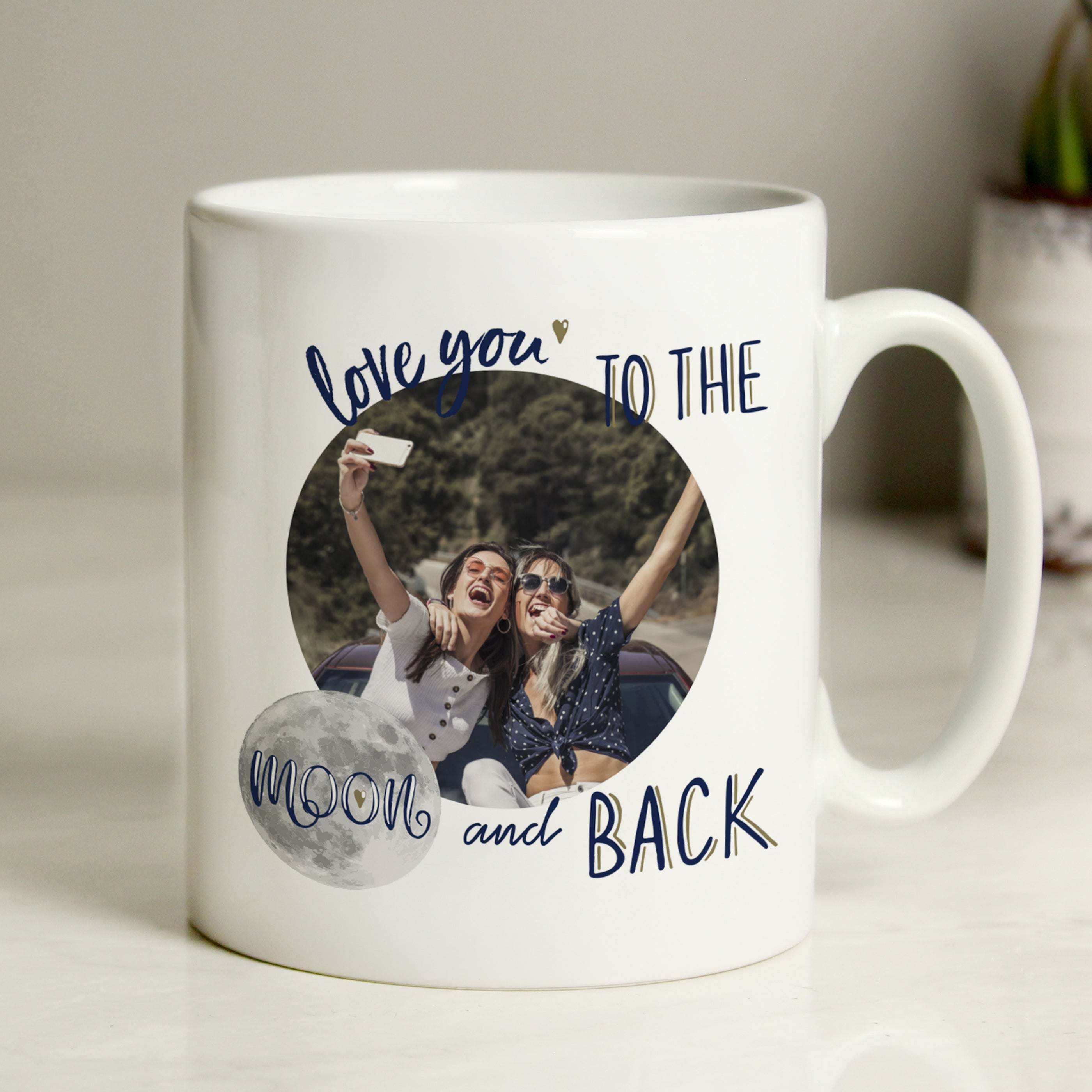 MOON & BACK PHOTO MUG