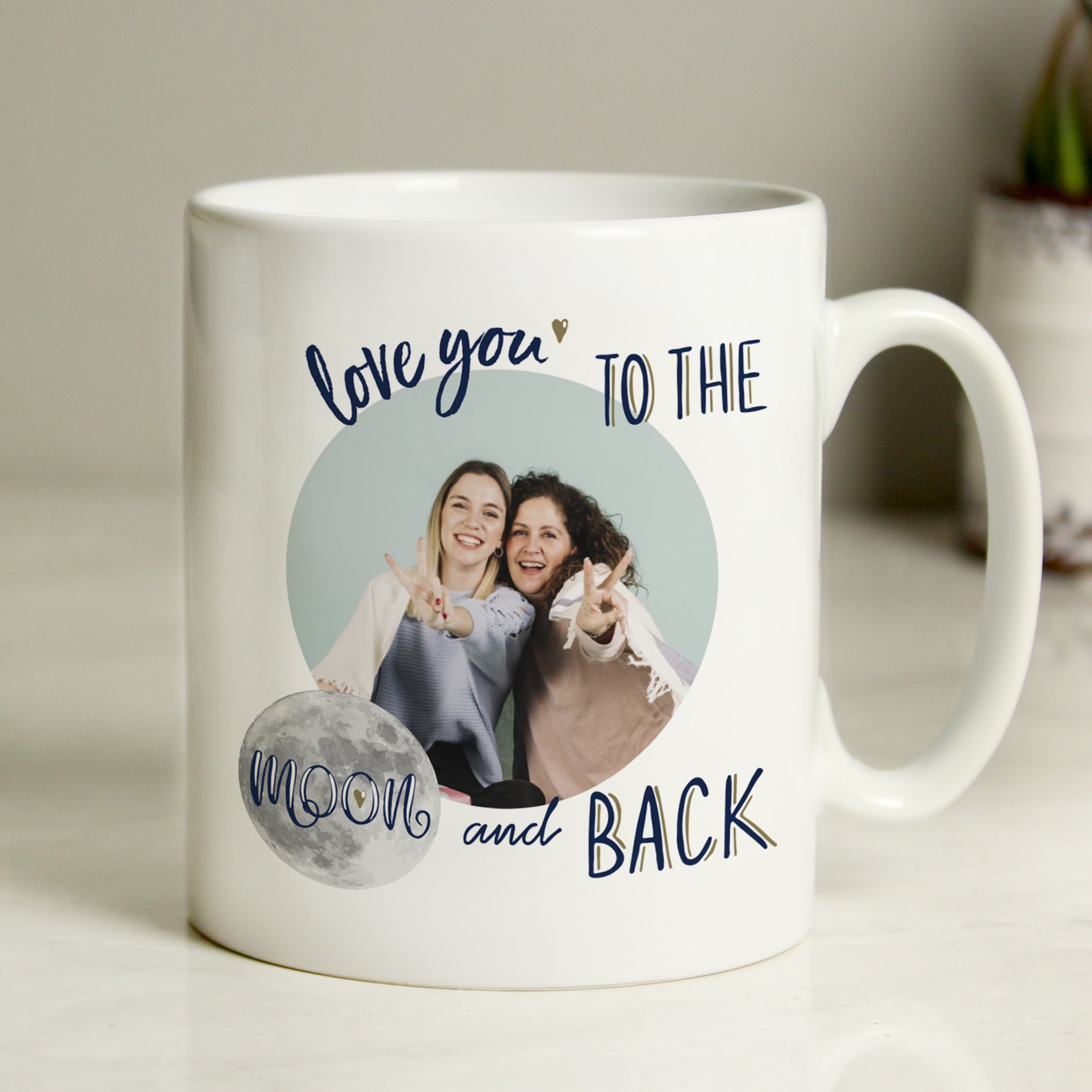 MOON & BACK PHOTO MUG