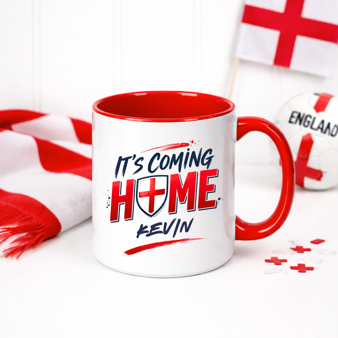 PERSONALISED ENGLAND MUG