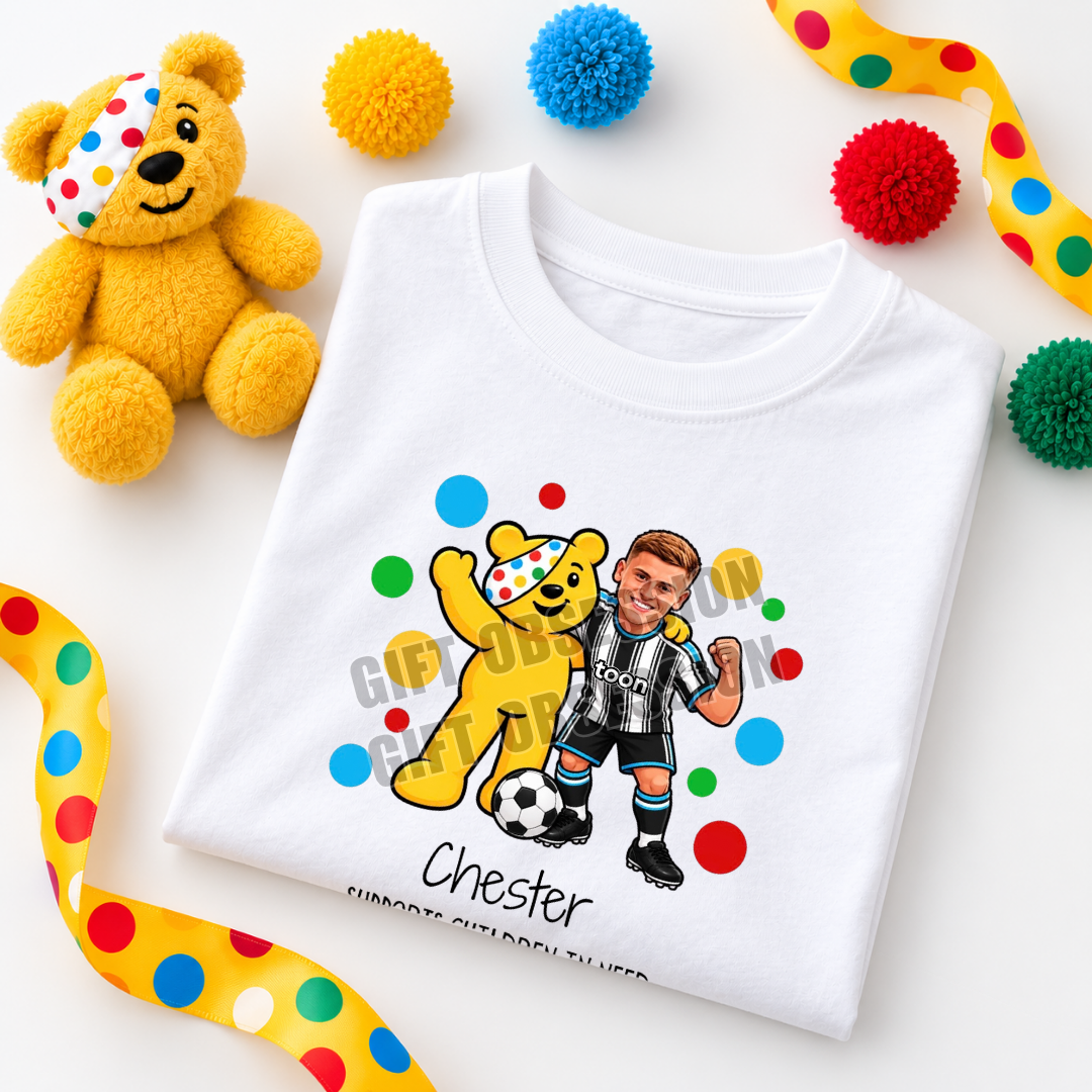 NUFC PLAYER CHILDREN IN NEED T-SHIRT