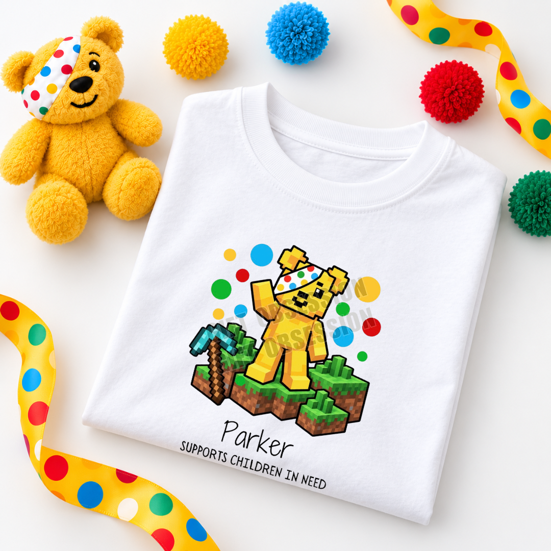 MINECRAFT CHILDREN IN NEED T-SHIRT