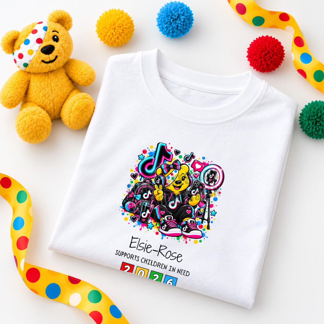 TIKTOK CHILDREN IN NEED T-SHIRT