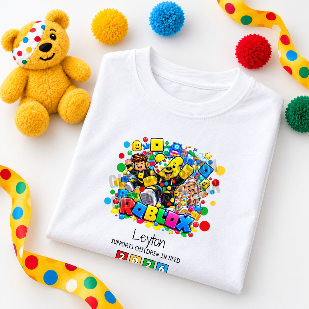 ROBLOX CHILDREN IN NEED T-SHIRT