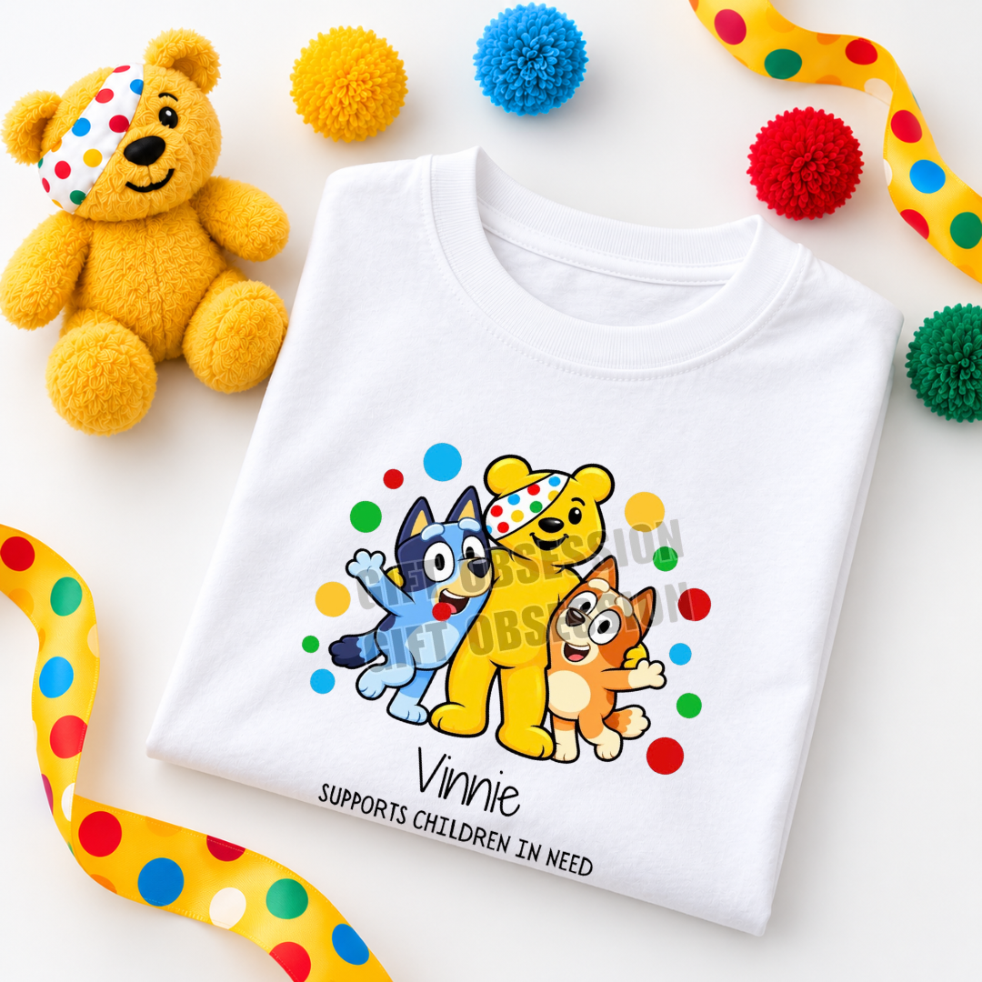 BLUEY CHILDREN IN NEED T-SHIRT