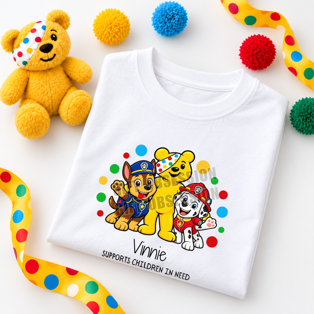PAW PATROL CHILDREN IN NEED T-SHIRT