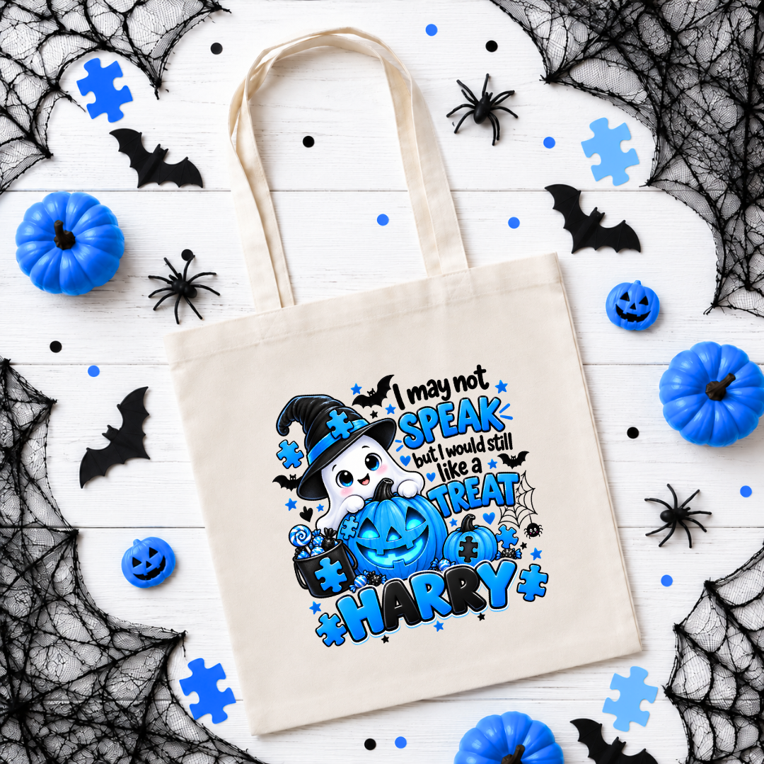 BLUE AUTISM TOTE BAGS