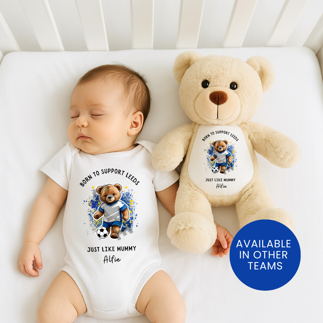 BABY LEEDS FOOTBALL SET