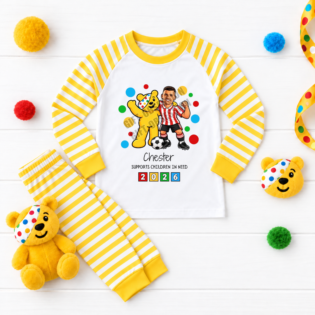 SAFC PLAYER CHILDREN IN NEED PYJAMAS