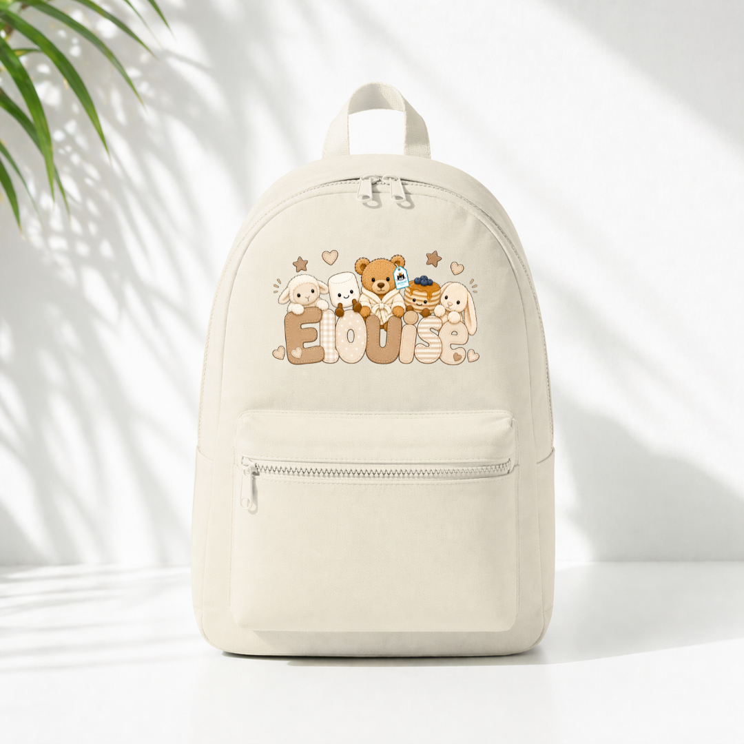 BEIGE JELLYCAT BACKPACK