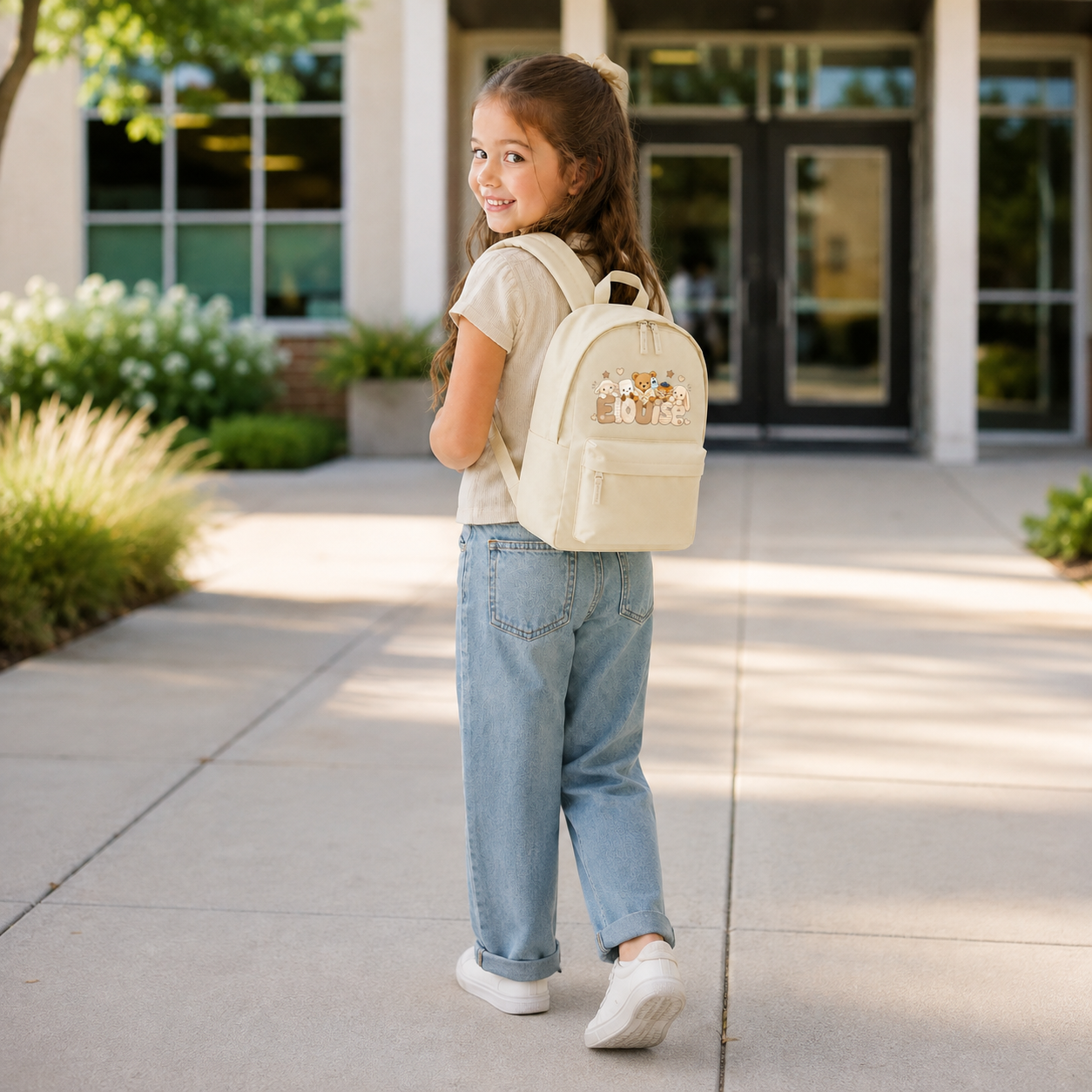 BEIGE JELLYCAT BACKPACK