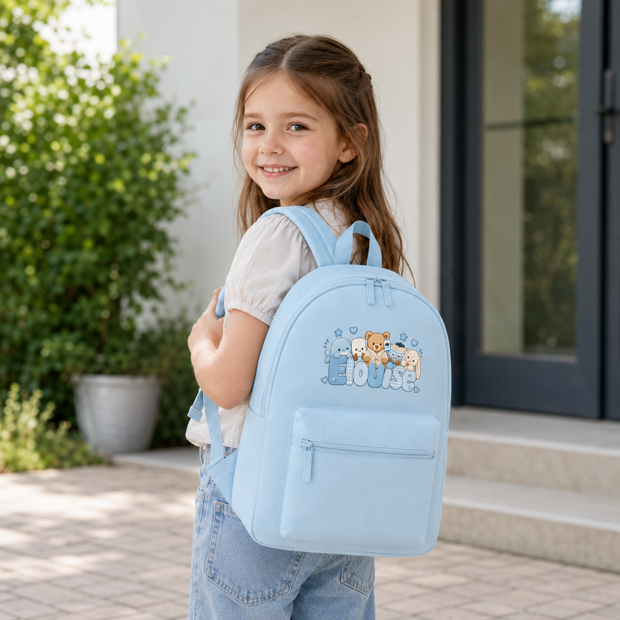 BLUE JELLYCAT BACKPACK