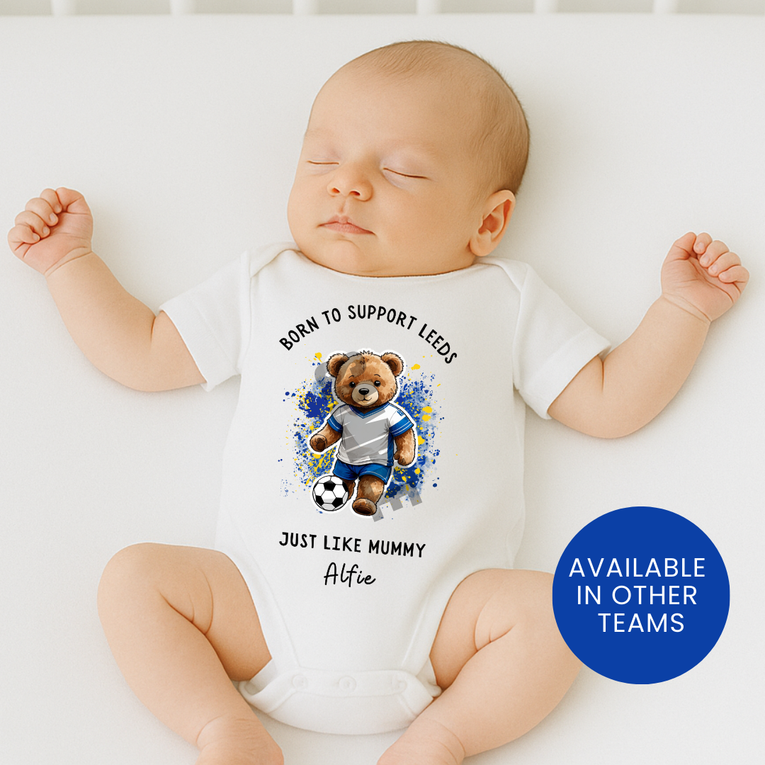 BABY LEEDS FOOTBALL SET