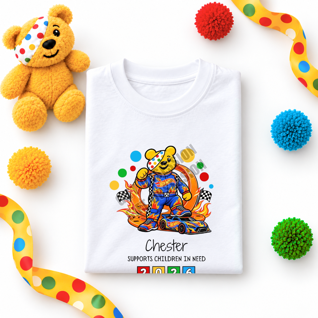HOT WHEELS CHILDREN IN NEED T-SHIRT