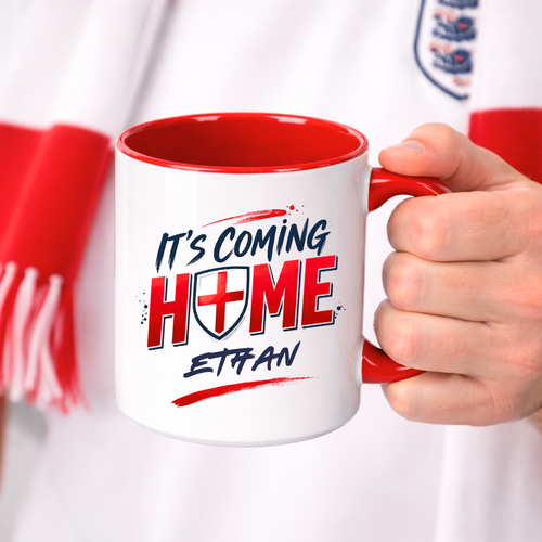 PERSONALISED ENGLAND MUG