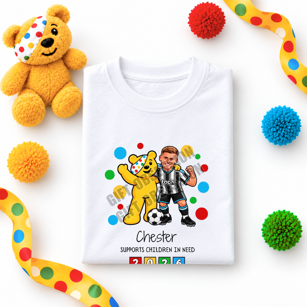 NUFC PLAYER CHILDREN IN NEED T-SHIRT