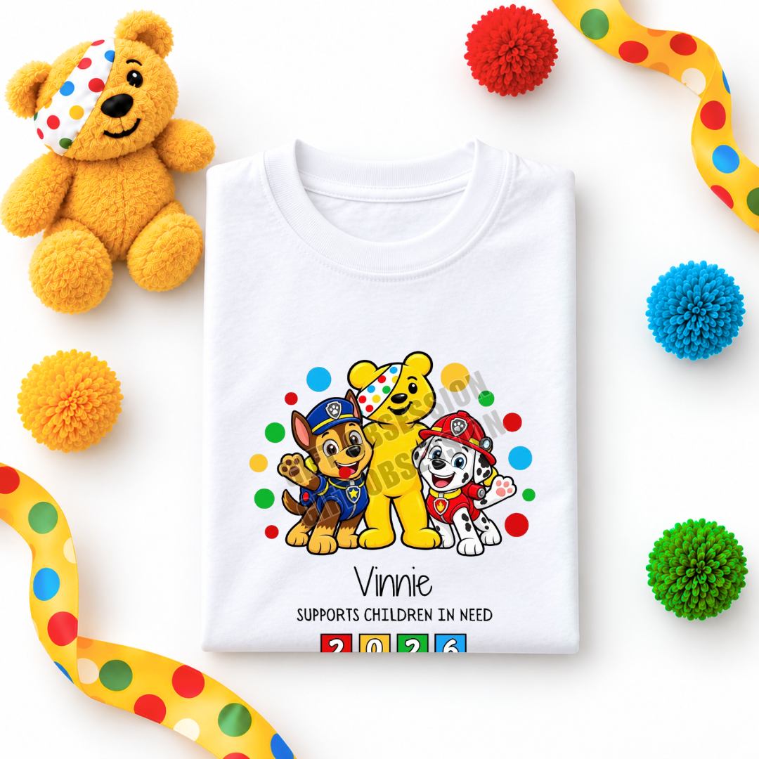 PAW PATROL CHILDREN IN NEED T-SHIRT