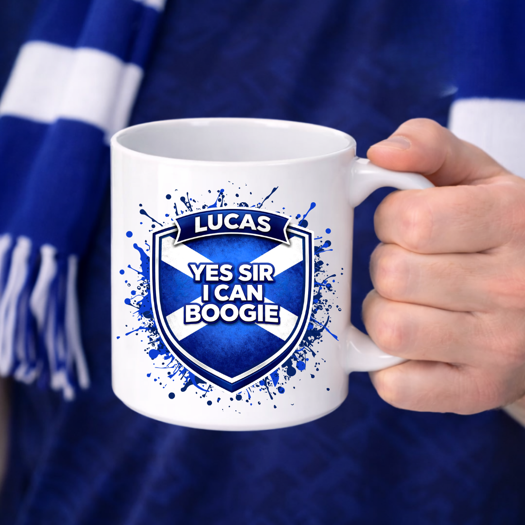 PERSONALISED SCOTLAND MUG