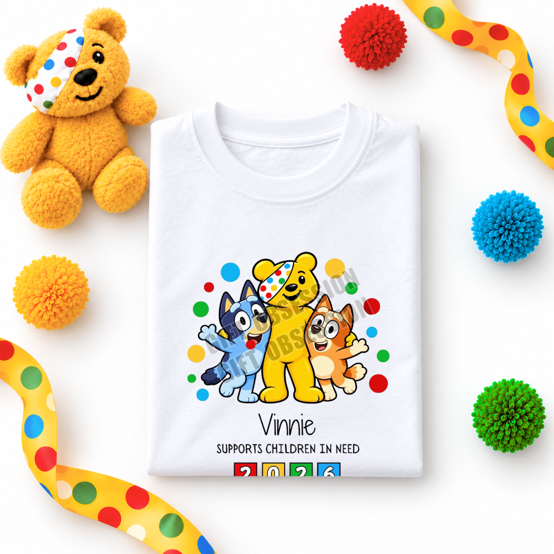 BLUEY CHILDREN IN NEED T-SHIRT