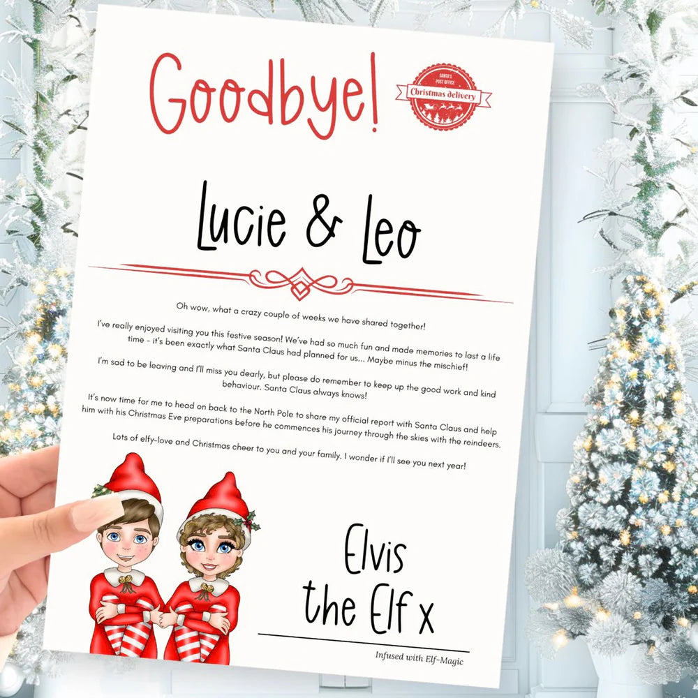 ELF ARRIVAL & GOODBYE LETTERS