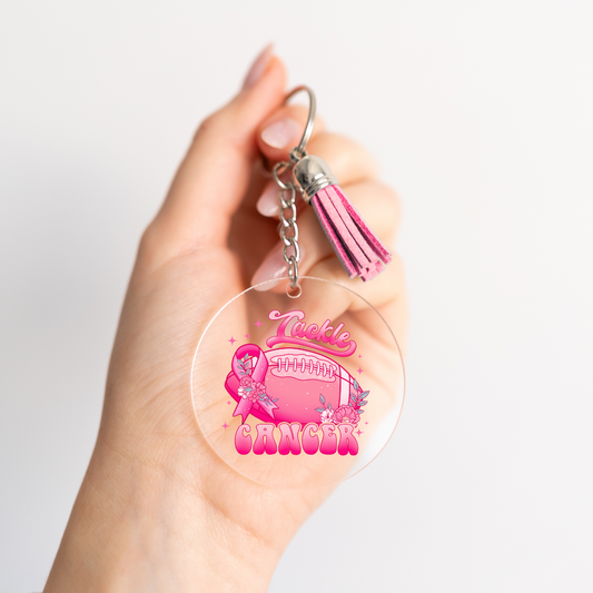 TACKLE CANCER KEYRING