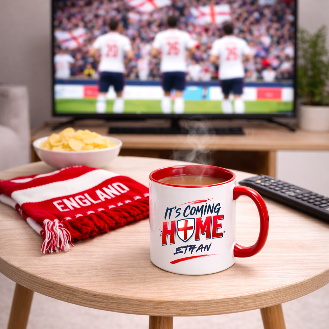 PERSONALISED ENGLAND MUG