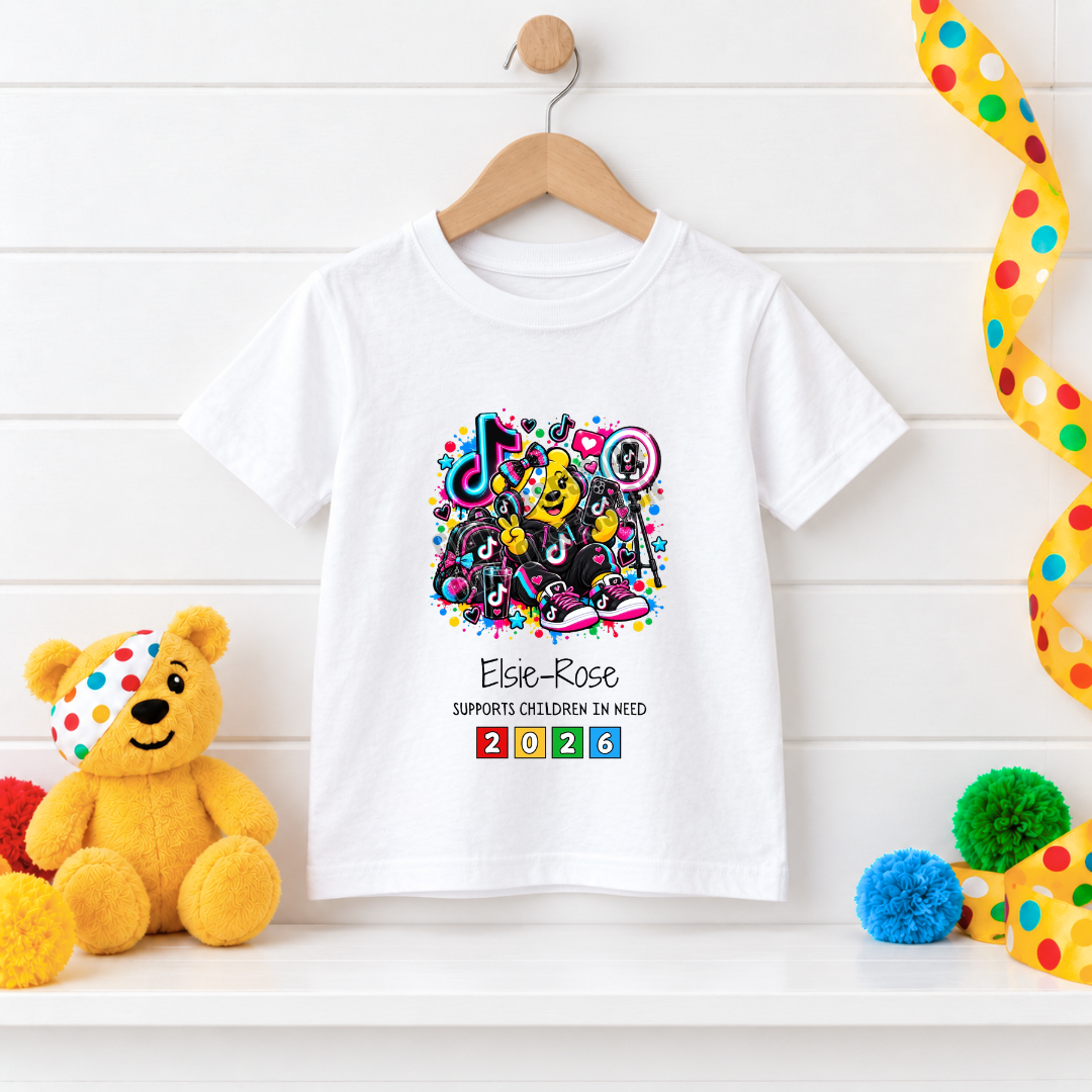 TIKTOK CHILDREN IN NEED T-SHIRT