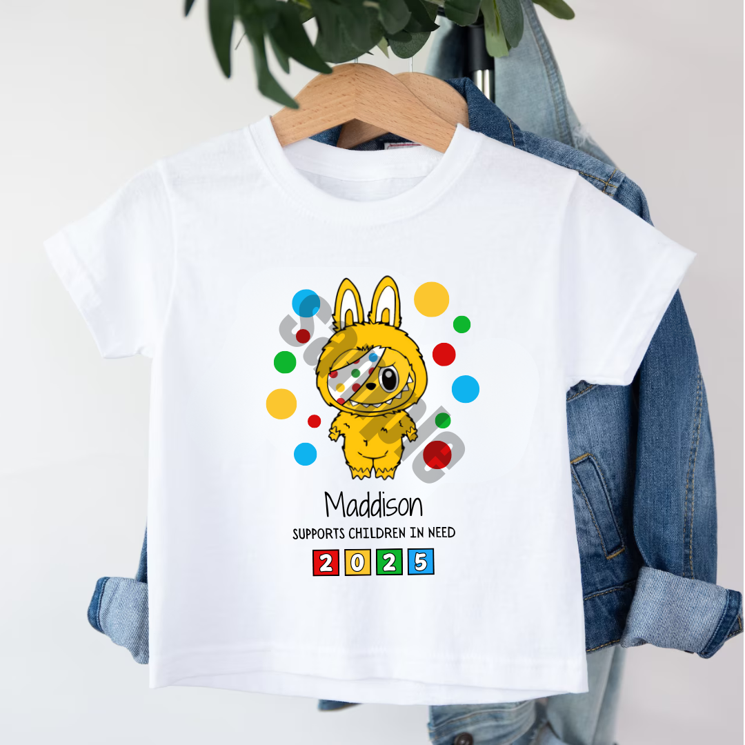 LABUBU CHILDREN IN NEED T-SHIRT