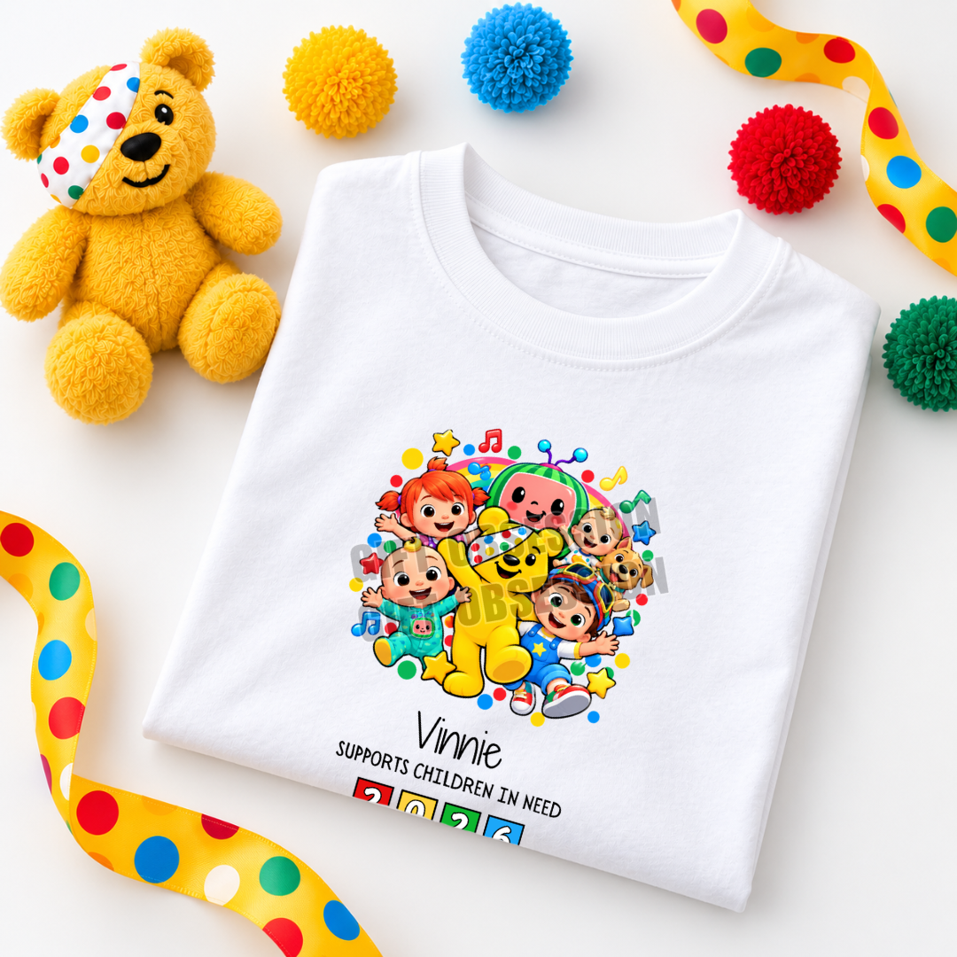 COCOMELON CHILDREN IN NEED T-SHIRT