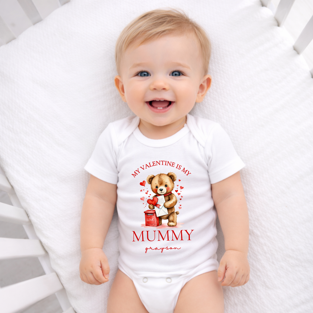 MY VALENTINE IS MUMMY VEST