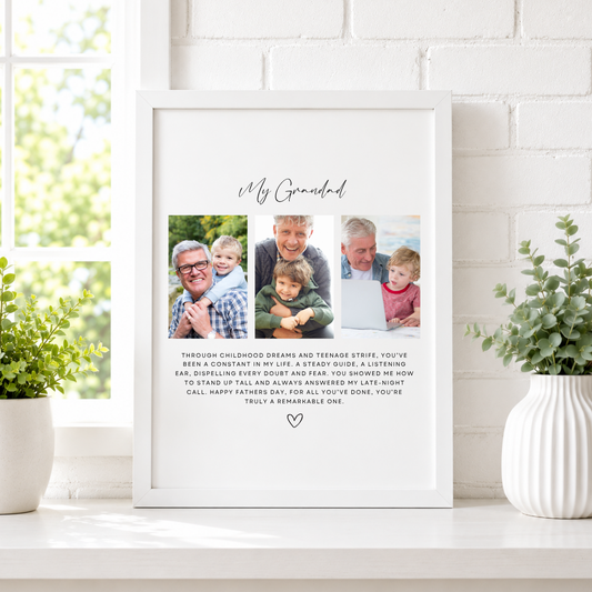 FATHERS DAY PRINT & FRAME