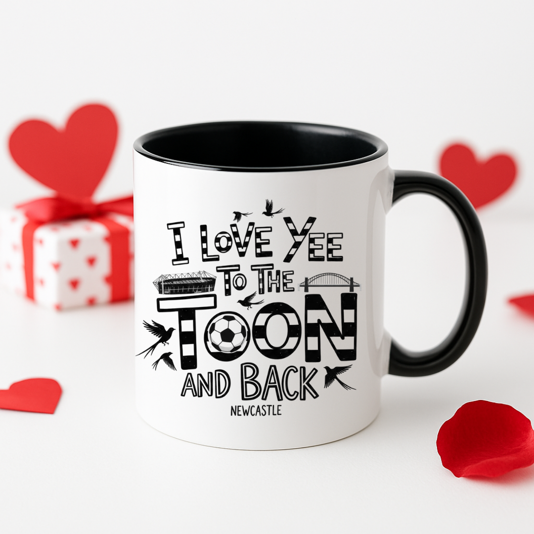 TO THE TOON & BACK MUG