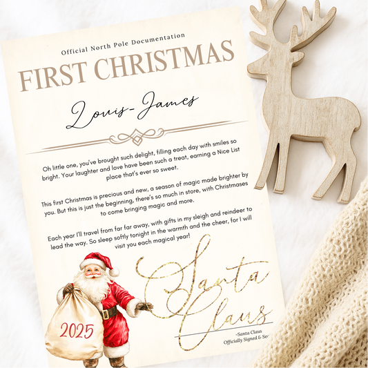 FIRST CHRISTMAS LETTER