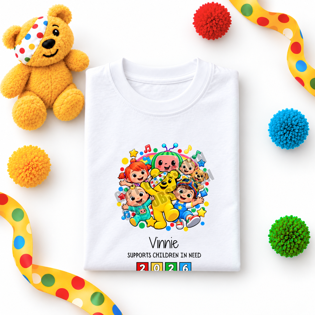 COCOMELON CHILDREN IN NEED T-SHIRT