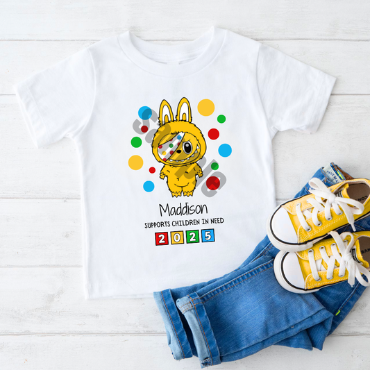 LABUBU CHILDREN IN NEED T-SHIRT