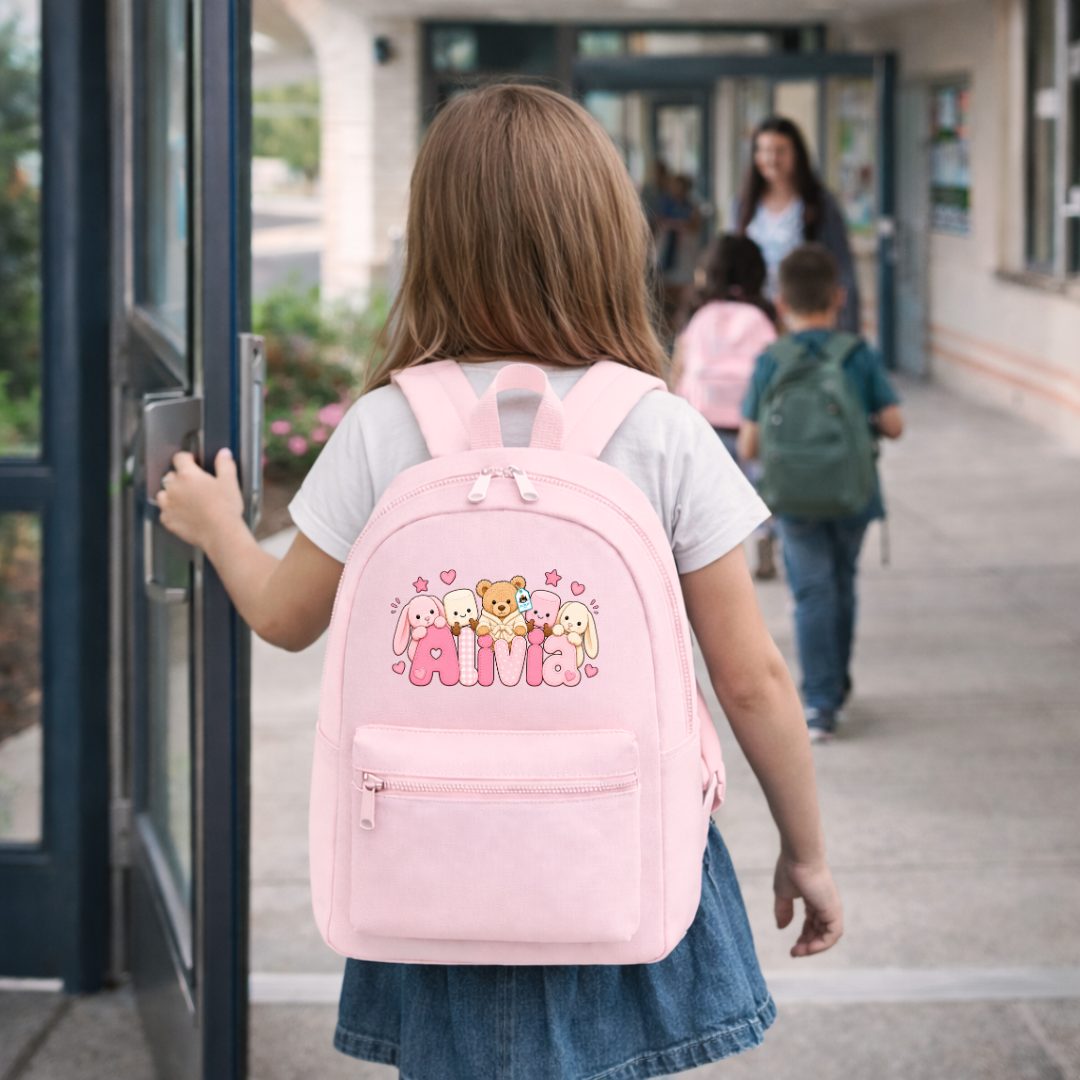 PINK JELLYCAT BACKPACK