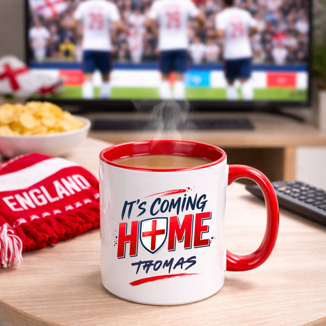 PERSONALISED ENGLAND MUG