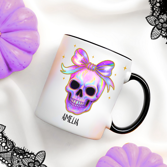 IRIDESCENT SKULL MUG